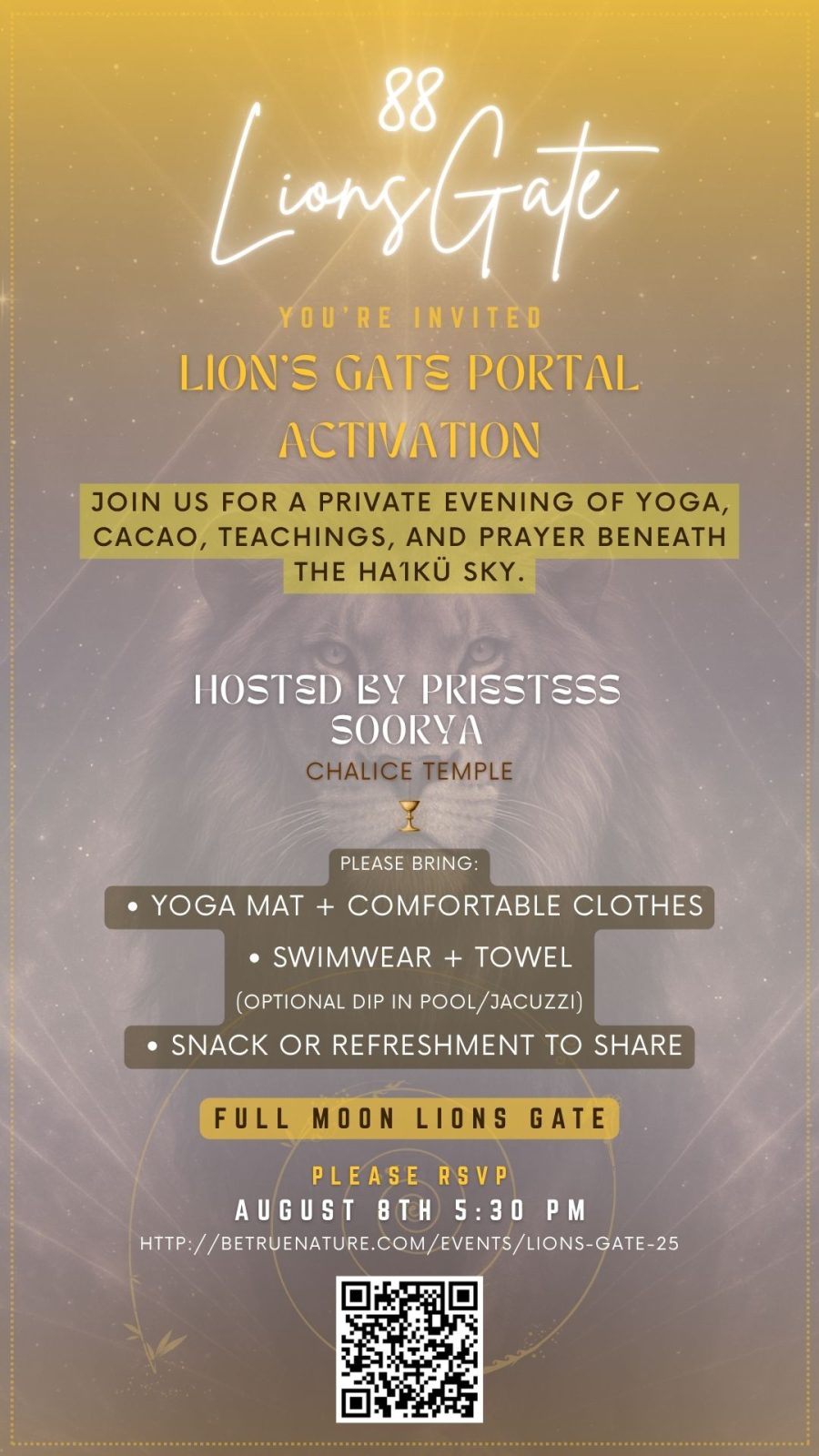 Lions Gate portal gathering maui hawaii