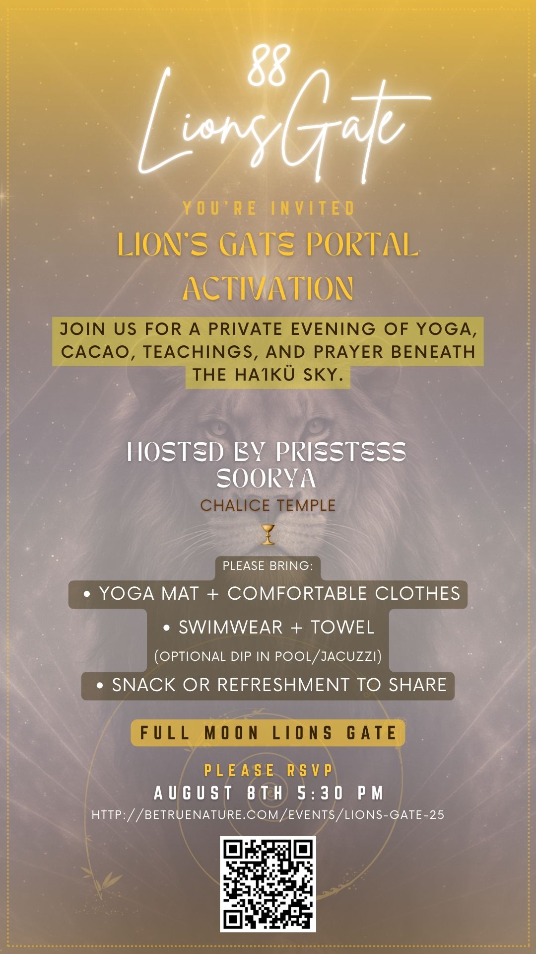 Lions Gate portal gathering maui hawaii